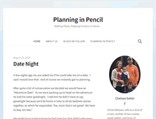 Tablet Screenshot of planninginpencil.com